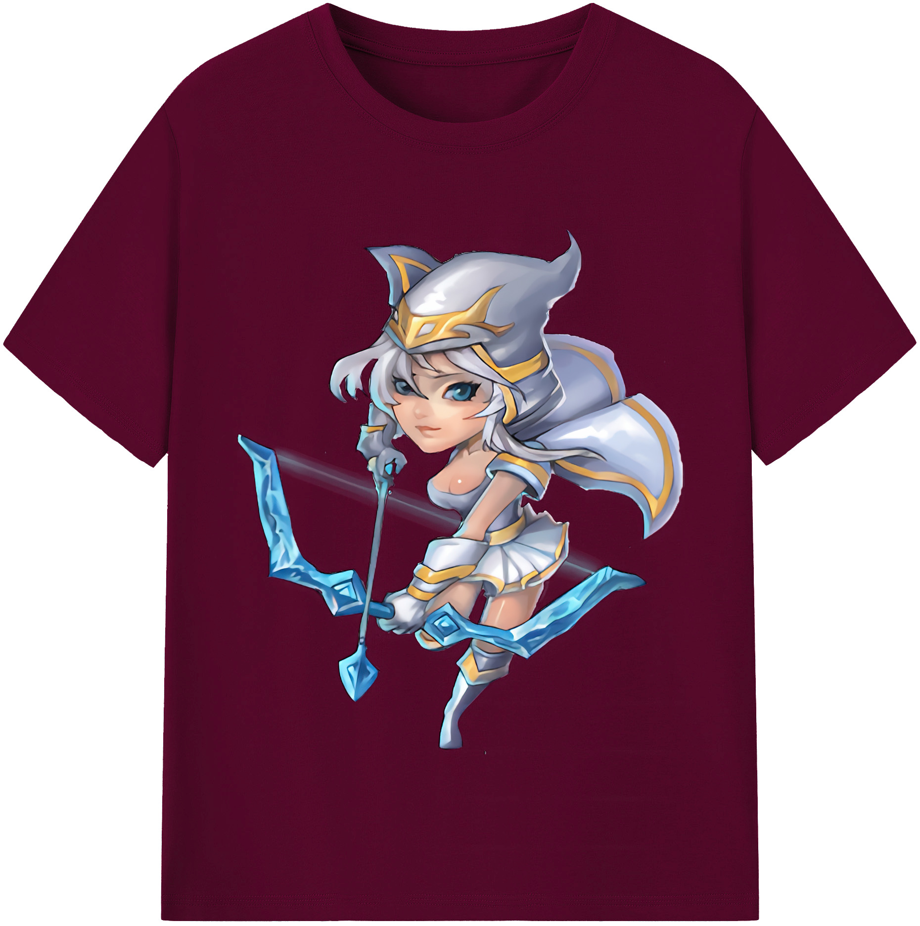 （画像用） リーグ・オブ・レジェンド League of Legends LOL レディースカジュアルプリントTシャツ（綿100％）